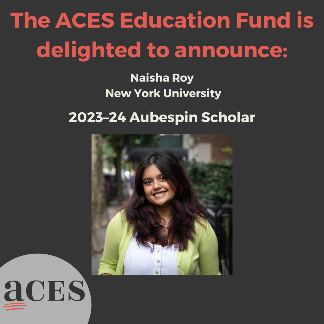 ACES Awards Nearly $10,000 in Scholarships to Five Student Editors