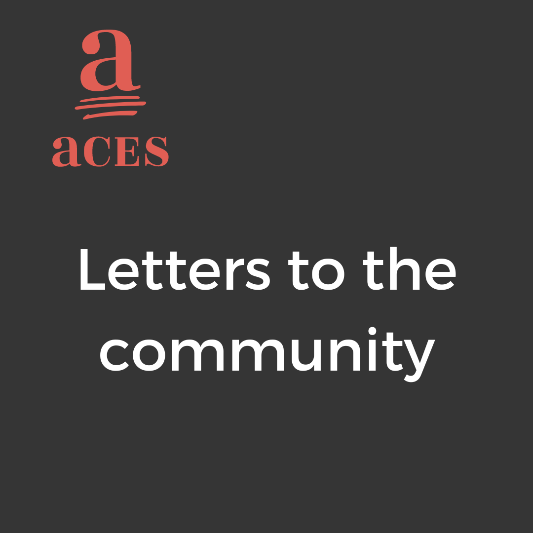 Letters to the Community: Presenting The ACES Guide for New Editors